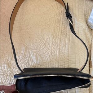 Kate Spade Black Crossbody Bag with Gold Accents